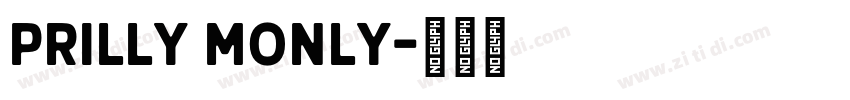 Prilly Monly字体转换